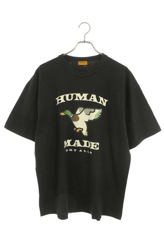 Human Made Print T-Shirt Black Size 3XL