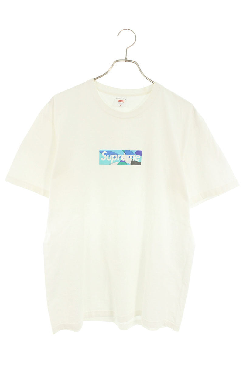Supreme 21SS Pucci Box Logo Tee T-Shirt White x Blue Size M