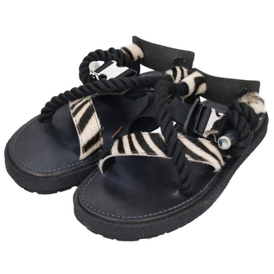 Sacai HARAKO Sandals Black Size 41