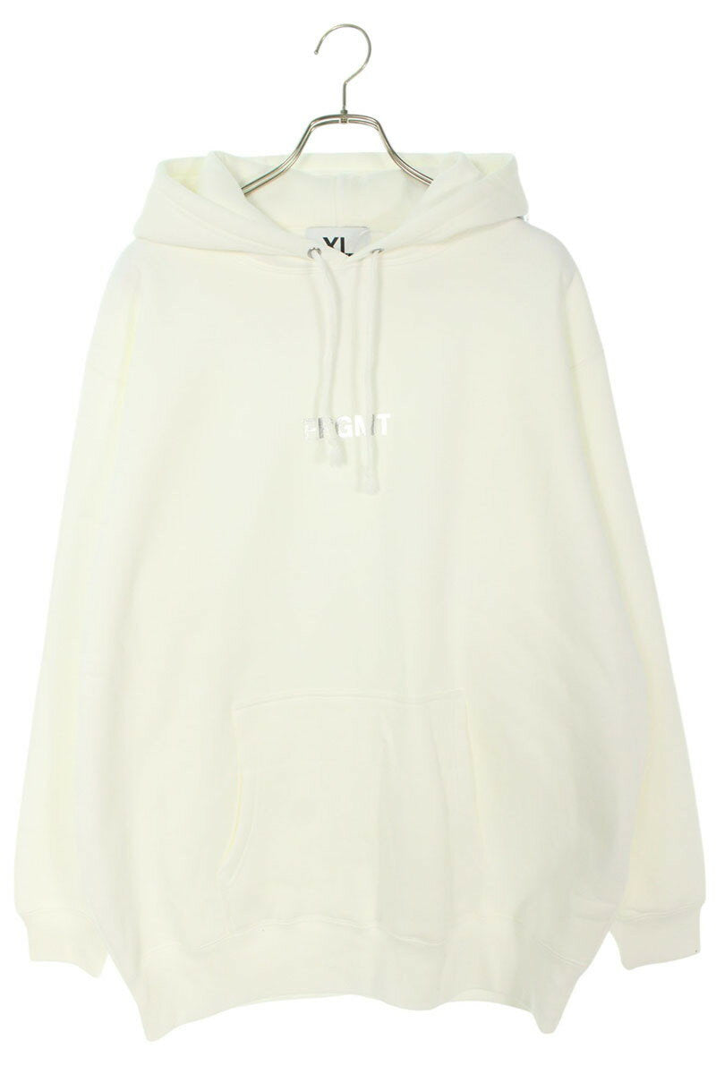 SEQUEL 23AW Logo Print Hoodie White Size XL