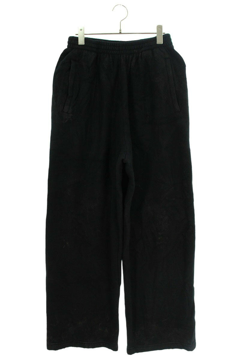 Balenciaga 23AW Fleece Long Pants Black Size M