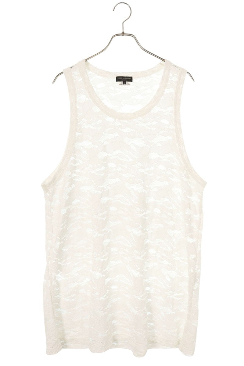 Comme des Garcons AD2024 Sleeveless Tank Top White Size XL