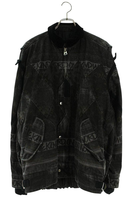 Sacai Denim Zip Up Blouson Black Size M