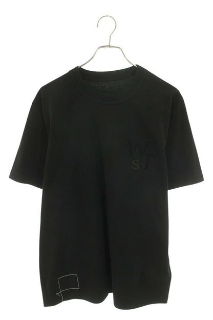 Sacai x Wtaps 25SS Logo Embroidered T-Shirt Black Size L