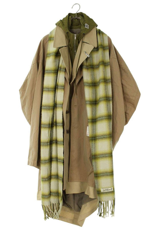MIHARAYASUHIRO 25AW Coat Beige x Green Size S