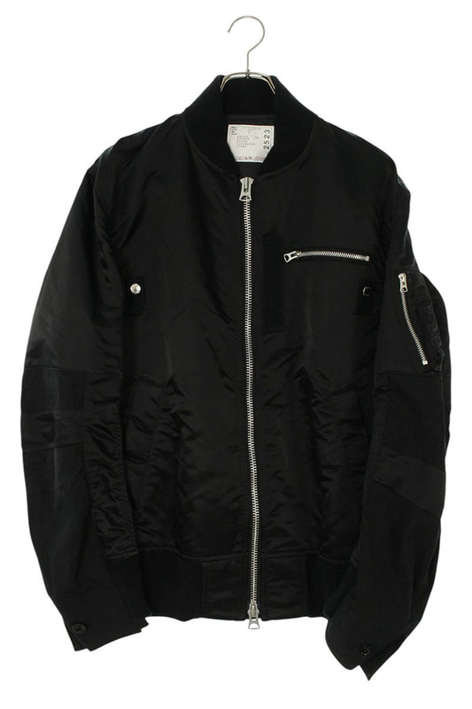 Sacai 21SS MA-1 Blouson Black Size L