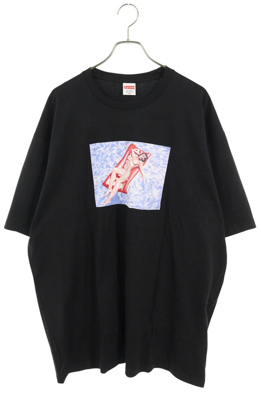 Supreme 22SS Float Tee Print T-Shirt Black Size XXL