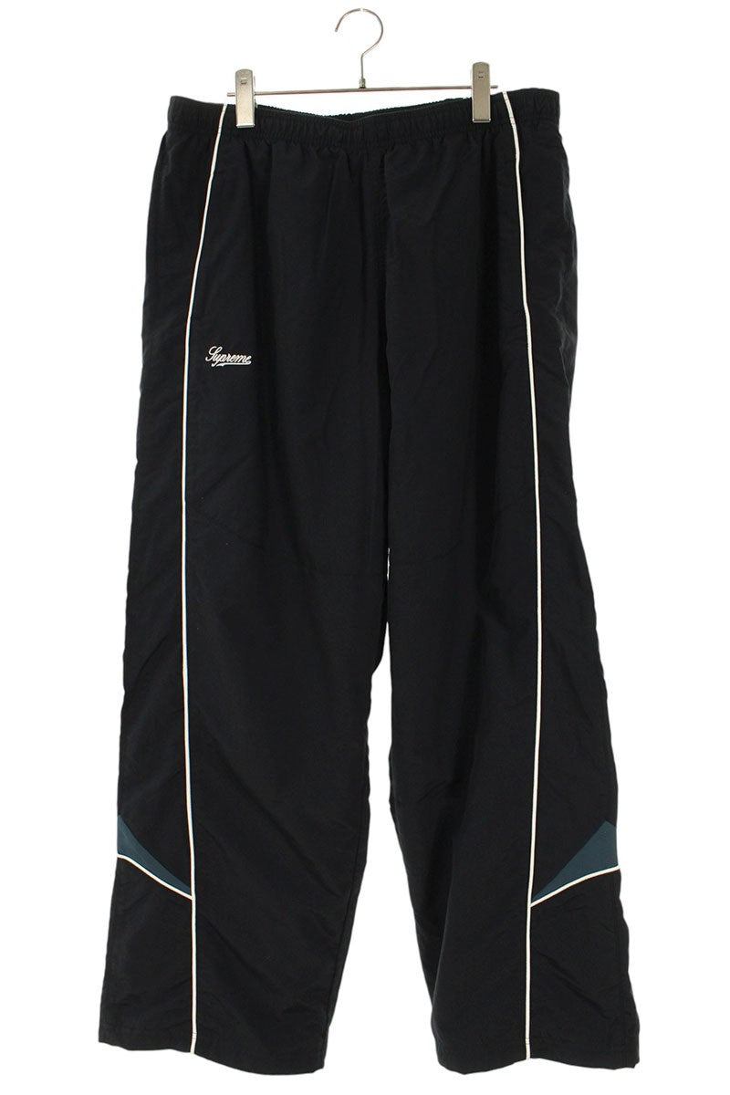Supreme Contrast Piping Track Pant Long Pants Black US 36