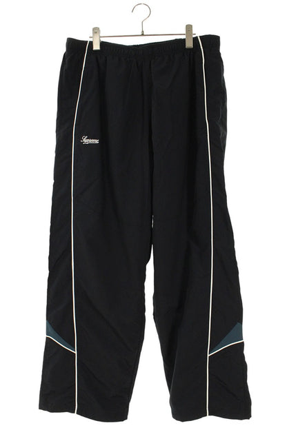 Supreme Contrast Piping Track Pant Long Pants Black US 36