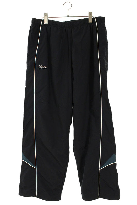Supreme Contrast Piping Track Pant Long Pants Black US 36