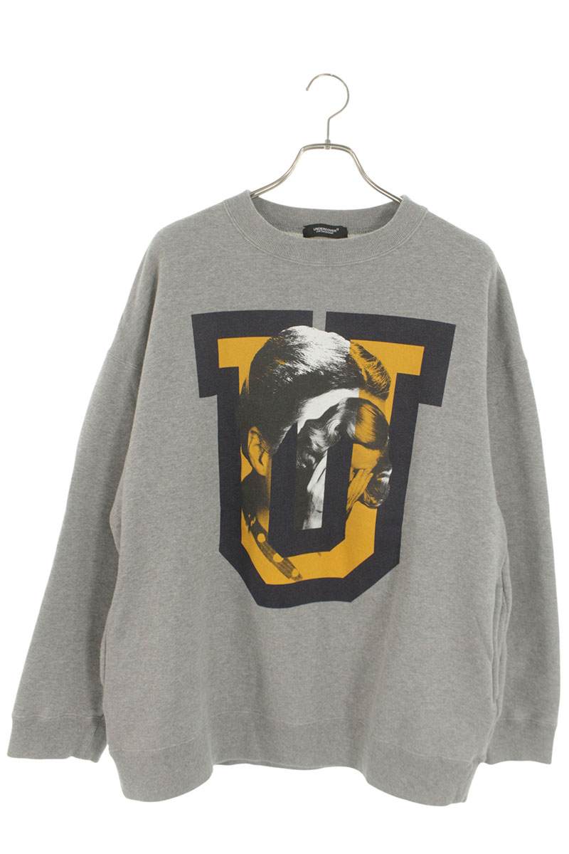 Undercover U Logo Graphic Print Sweatshirt Gray Size S