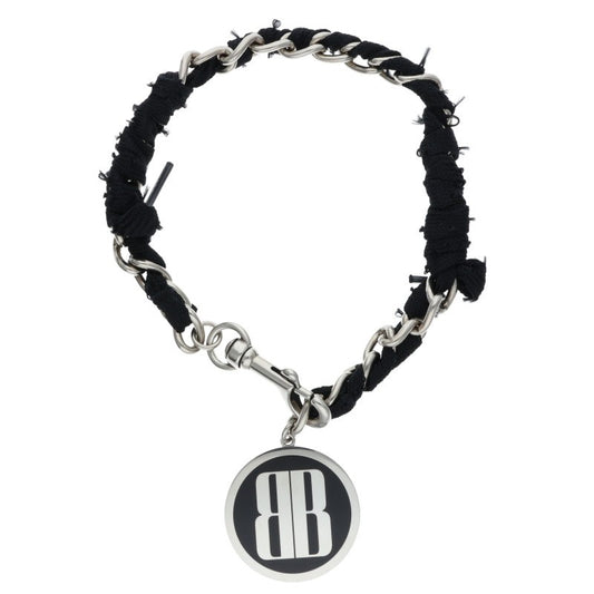 Balenciaga Nano lace choker Silver (Silver, total weight 187.37g)