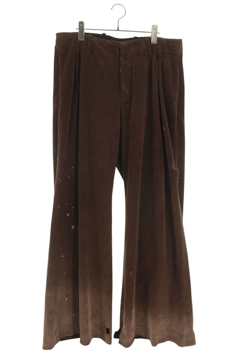 Enfants Riches Deprimes CORDUROY WIDE LEG FLARE TROUSERS Long Pants US 38