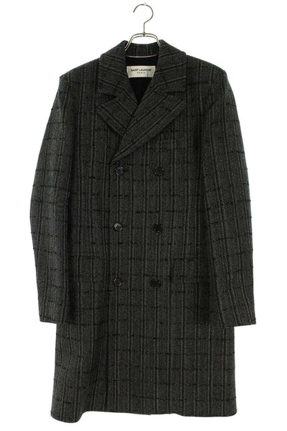 Saint Laurent Paris Coat Gray Size S
