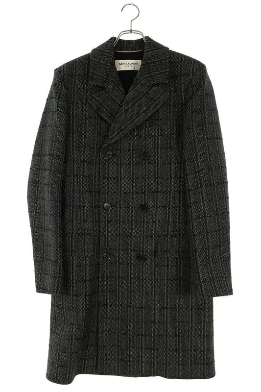 Saint Laurent Paris Coat Gray Size S