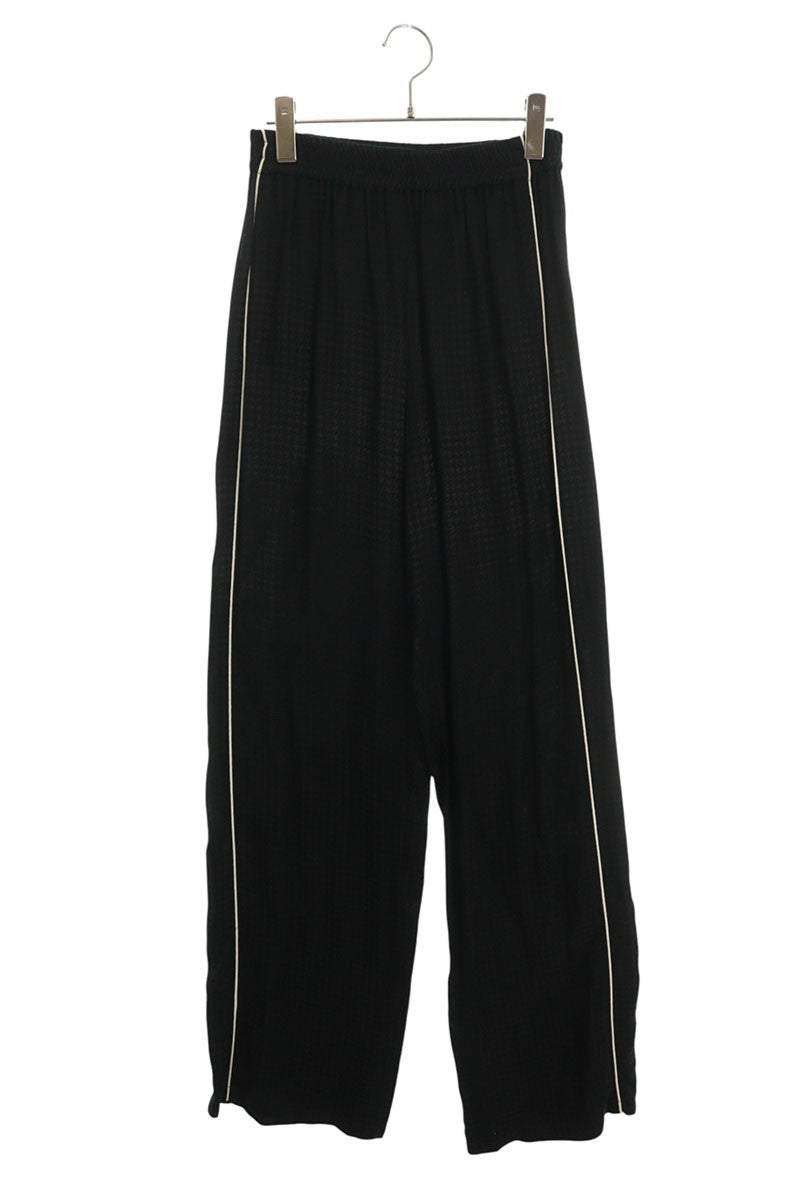 Balenciaga BLACK HOUNDSTOOTH TRACK Long Pants Black Size XS