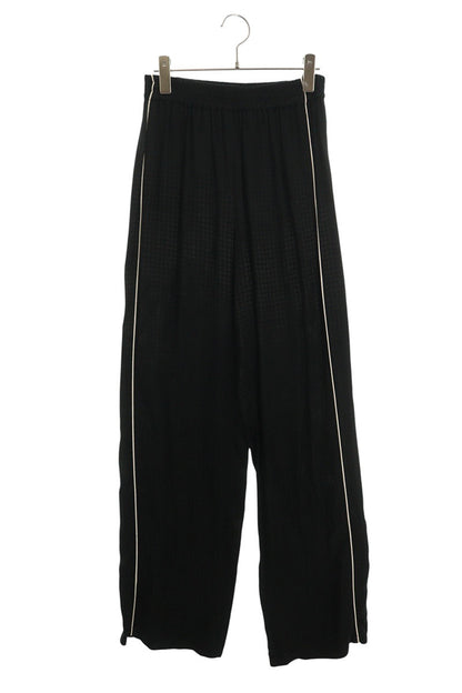 Balenciaga BLACK HOUNDSTOOTH TRACK Long Pants Black Size XS