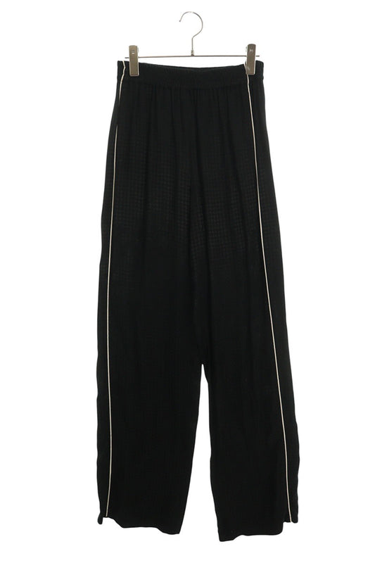 Balenciaga BLACK HOUNDSTOOTH TRACK Long Pants Black Size XS