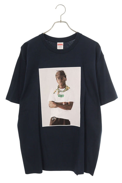 Supreme Tyler The Creator Tee Print T-Shirt Blue Size L