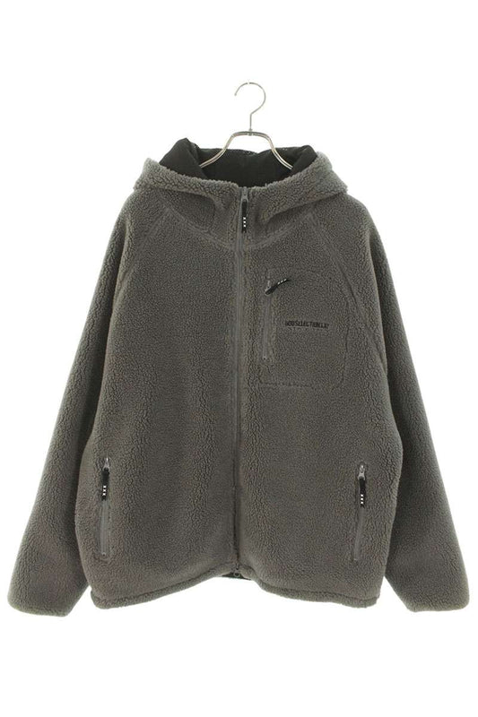 GOD SELECTION XXX Logo Embroidered Boa Blouson Green Size L