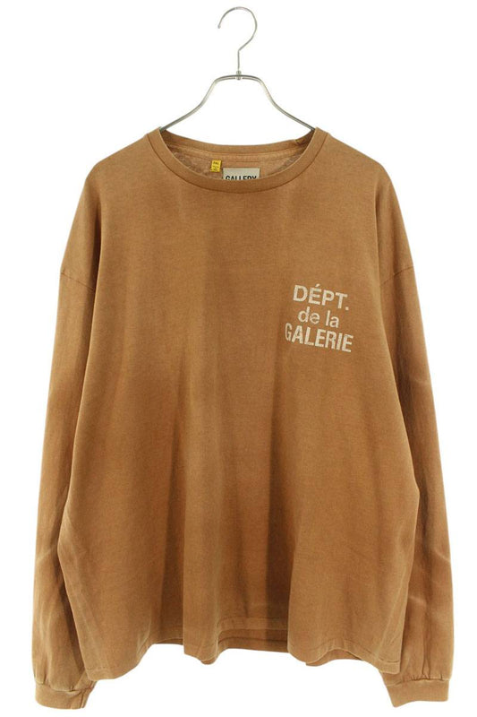 Gallery Dept. 25SS Well-Washed Logo Print T-Shirt Brown Size XXL