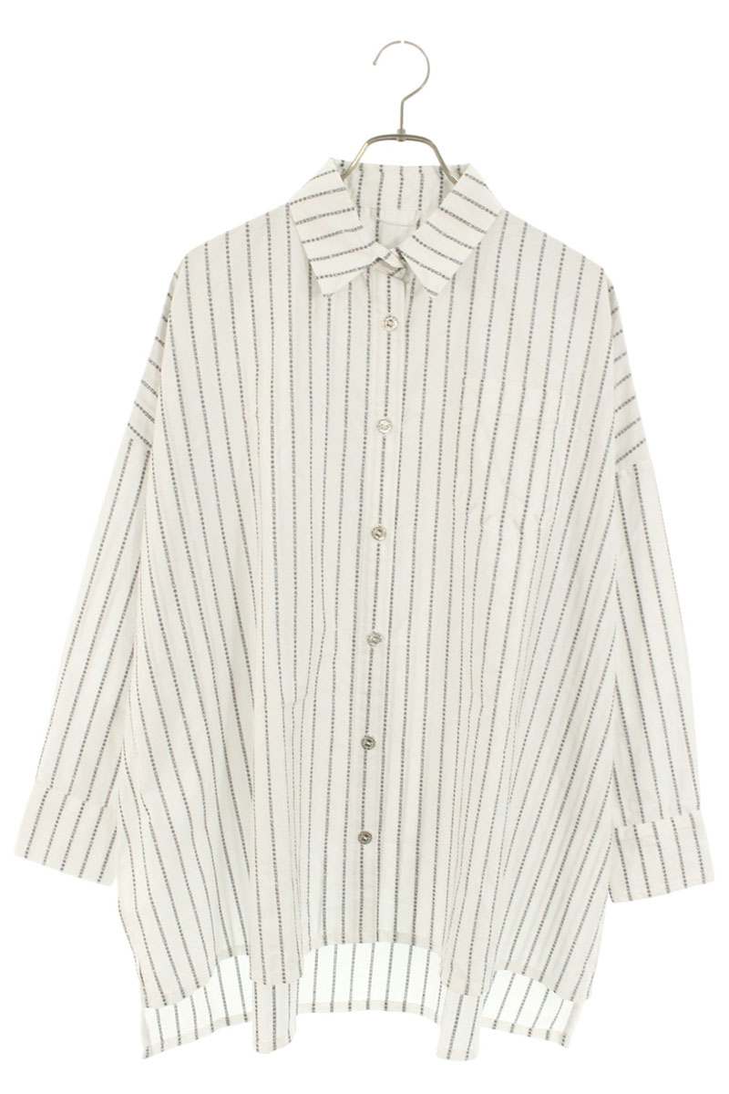 Vintage Chrome hearts Tops - Chrome Hearts MAHAL KITA Logo Print Long Sleeve Shirt White Size S - Authentic Archive
