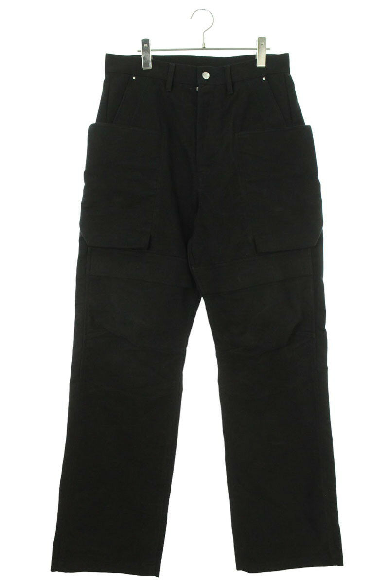 Rick Owens 24AW B 09 Cargo Denim Pants Black Size 30