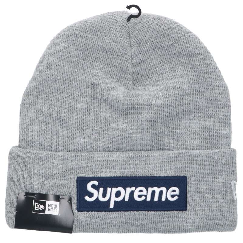Supreme x AW New Era Box Logo Beanie 25AW Logo Beanie Gray Size ONE SIZE