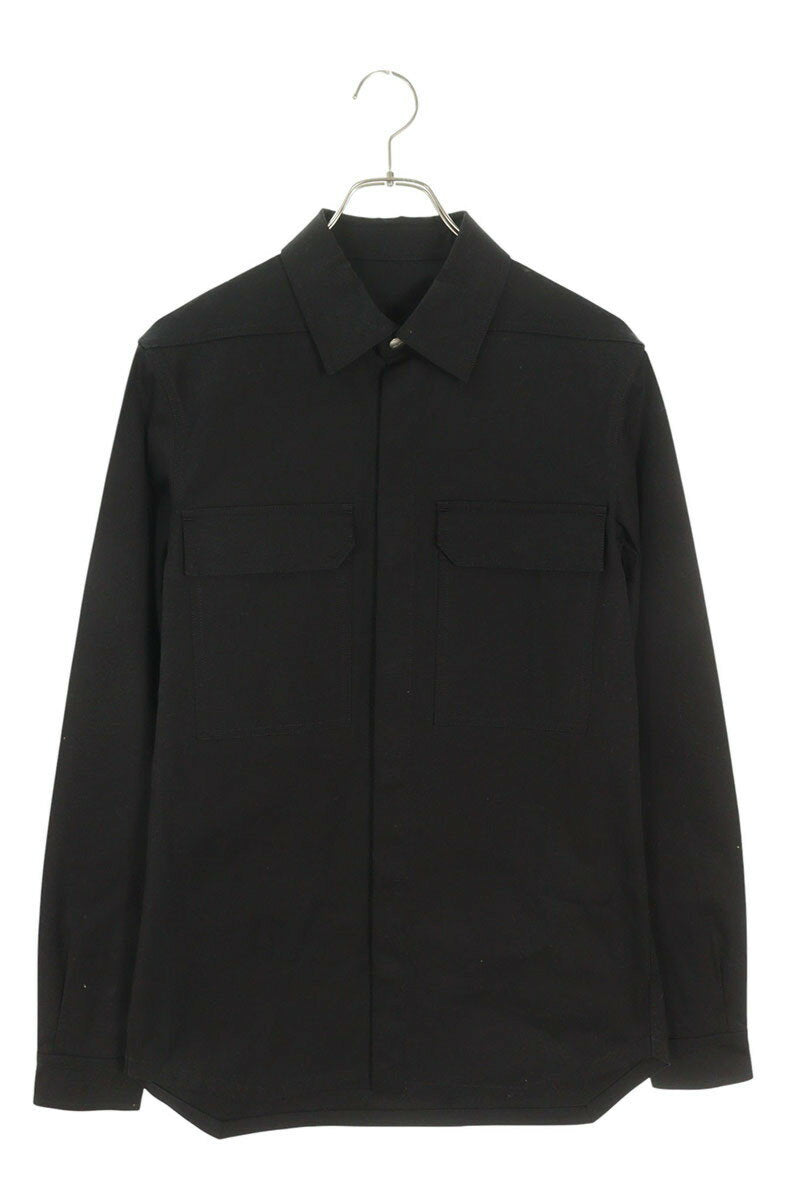 Rick Owens 26SS Long Sleeve Shirt Black Size XS