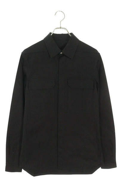 Rick Owens 26SS Long Sleeve Shirt Black Size XS