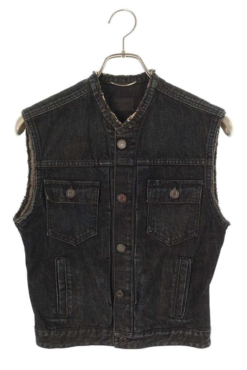 Saint Laurent Paris Denim Vest Blue Size XS