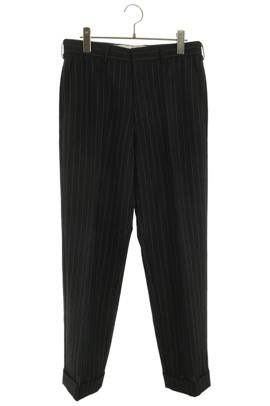 Comme des Garcons 12SS Striped Wool Long Pants Gray Size S