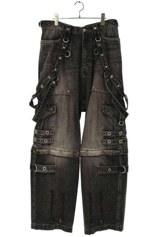 BALENCIAGA Studded Baggy Denim Pants Multi Size 30