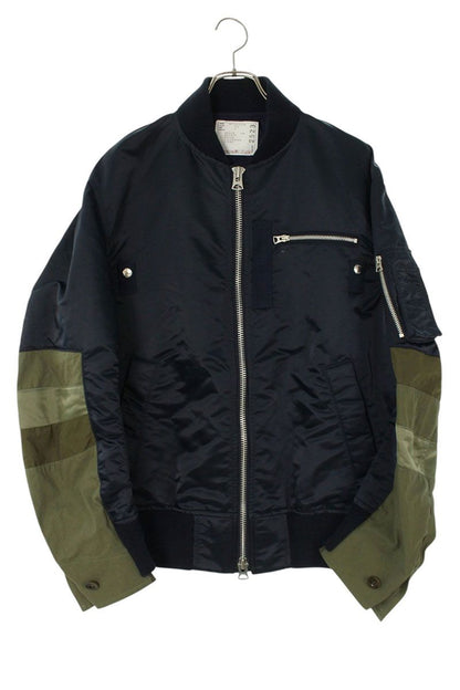 Sacai 21SS MA-1 Blouson Blue x Green Size L