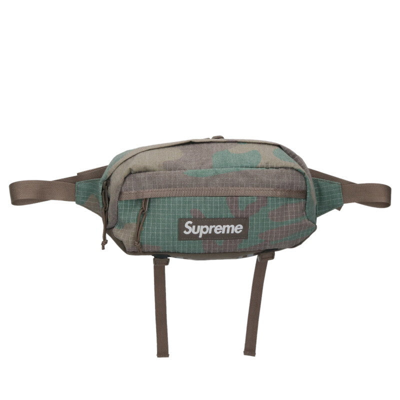 Supreme 24SS Camo Waist Bag Green One Size