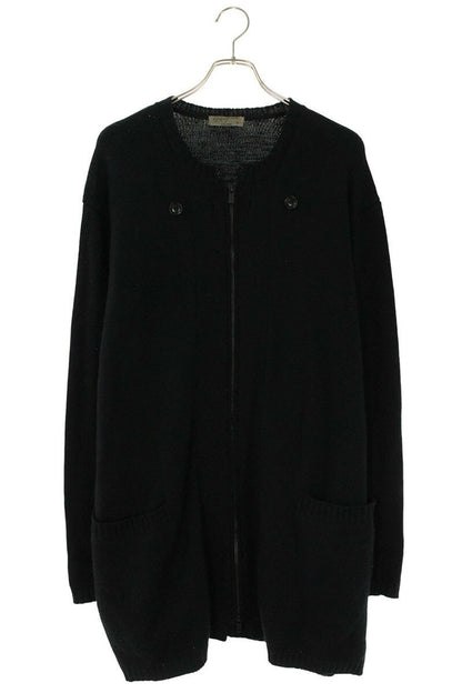 YOHJI YAMAMOTO POUR HOMME 19AW Zip Up Wool Cardigan Black Size L