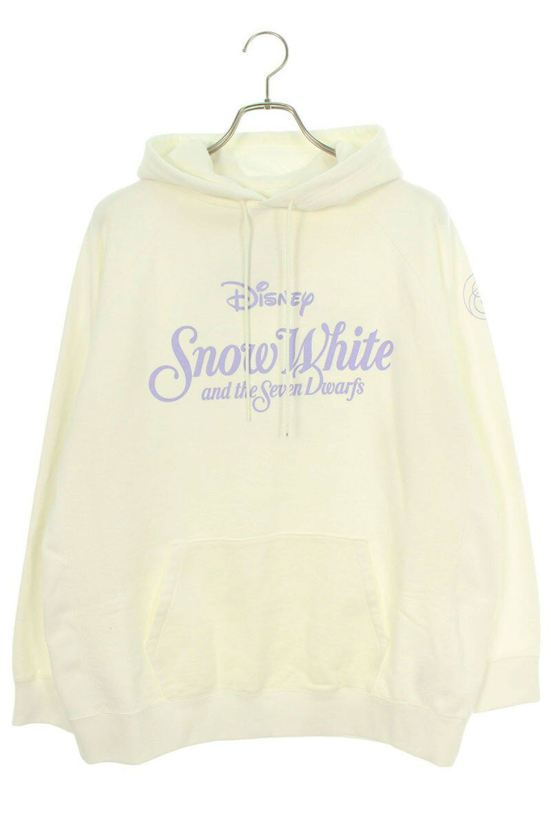 SEQUEL 24AW white Print Pullover Hoodie White Size L