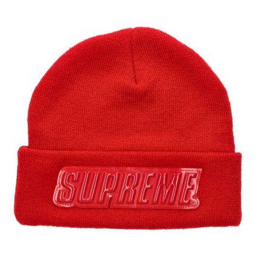 Supreme 21AW Logo Beanie Red Size ONE SIZE