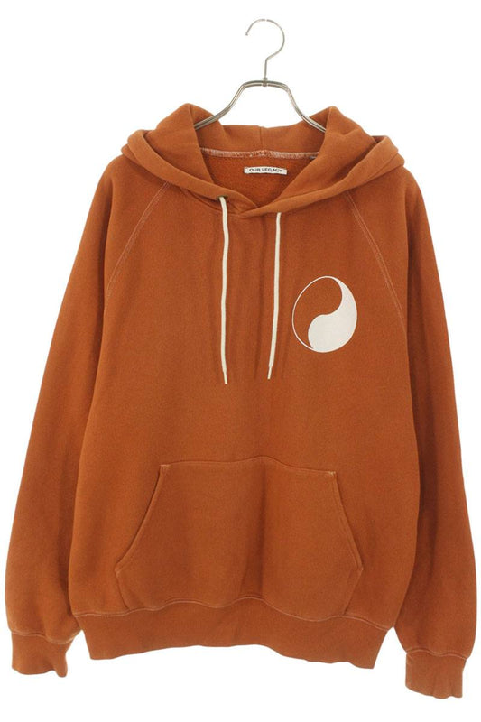 Our Legacy Crewneck Hoodie Orange Size 50