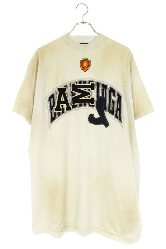 Balenciaga 23SS Patchwork T-Shirt Gray Size 1