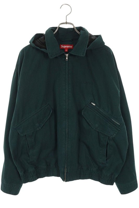 Supreme 25AW Hooded Utility Jacket Green Size L