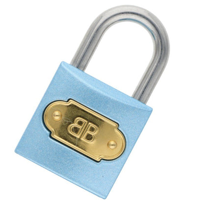Balenciaga Logo Charm Blue x Gold