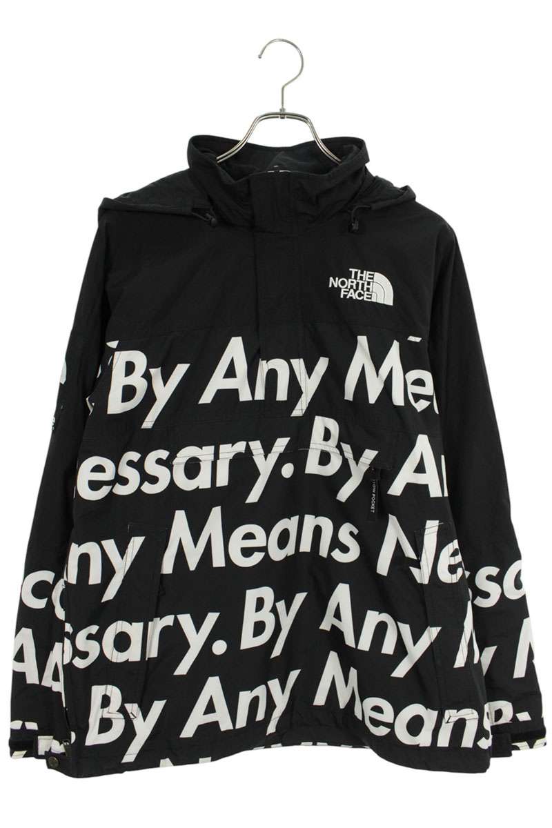 Supreme x The North Face Mountain Pullover Phone All-Over Print Hoodie Size M