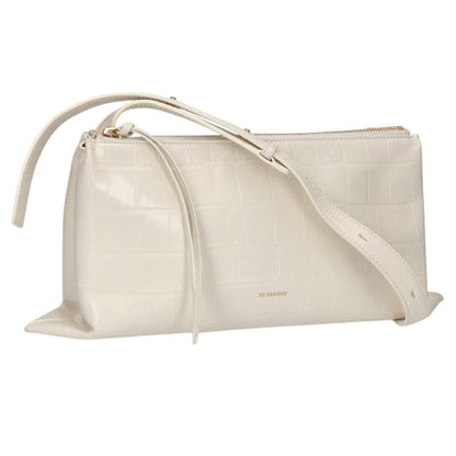 Jil Sander Leather Shoulder Bag White