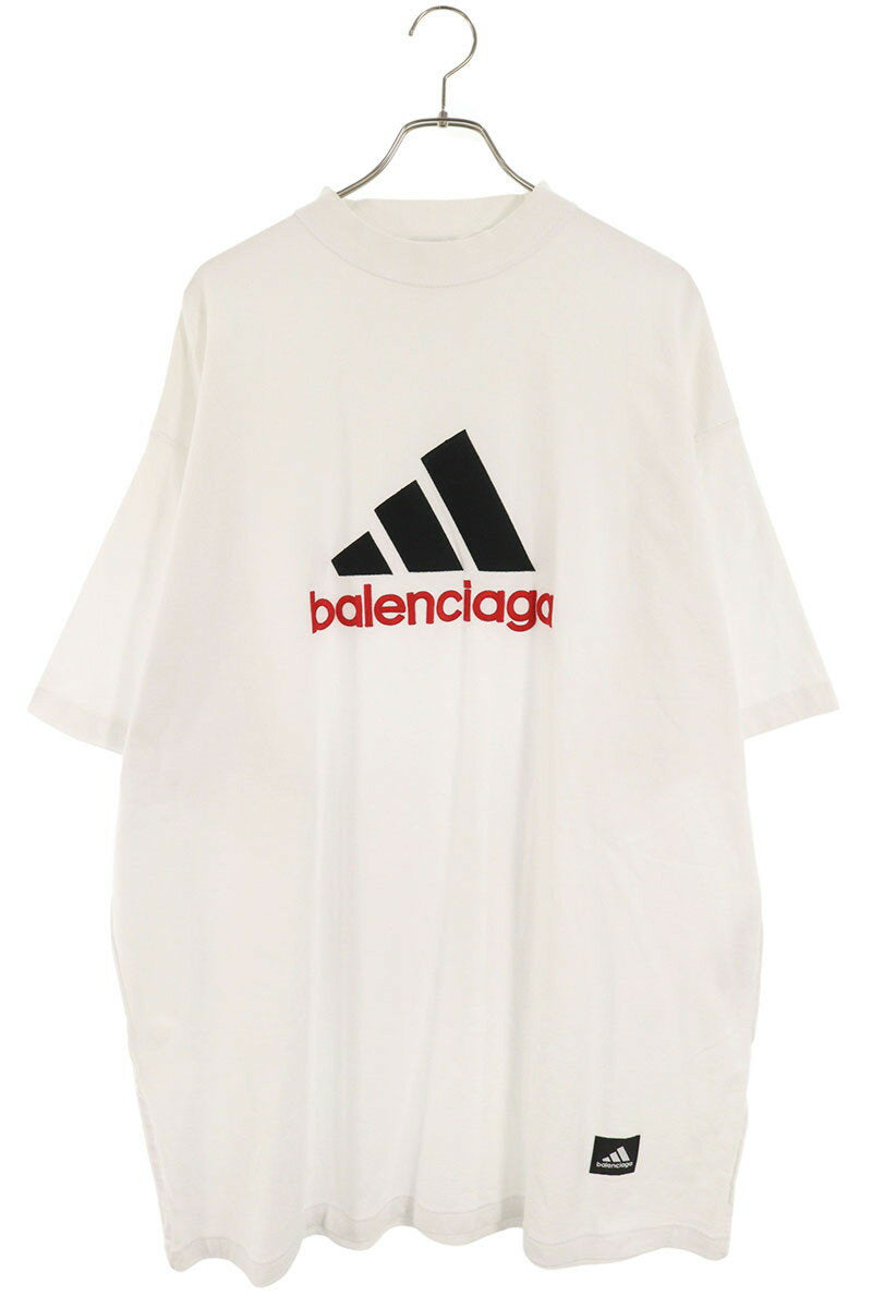Balenciaga x Adidas 23SS Logo T-Shirt White Size 4