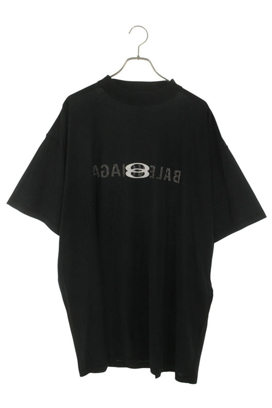 Balenciaga Logo T-Shirt Black Size L