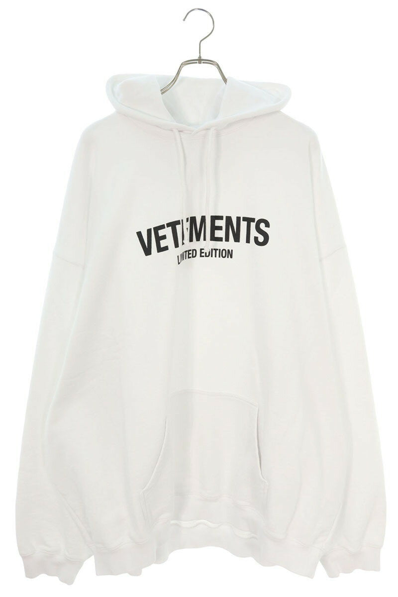 Vetements 24AW Logo Hoodie White Size XL