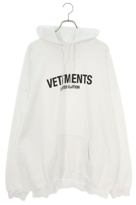 Vetements 24AW Logo Hoodie White Size XL