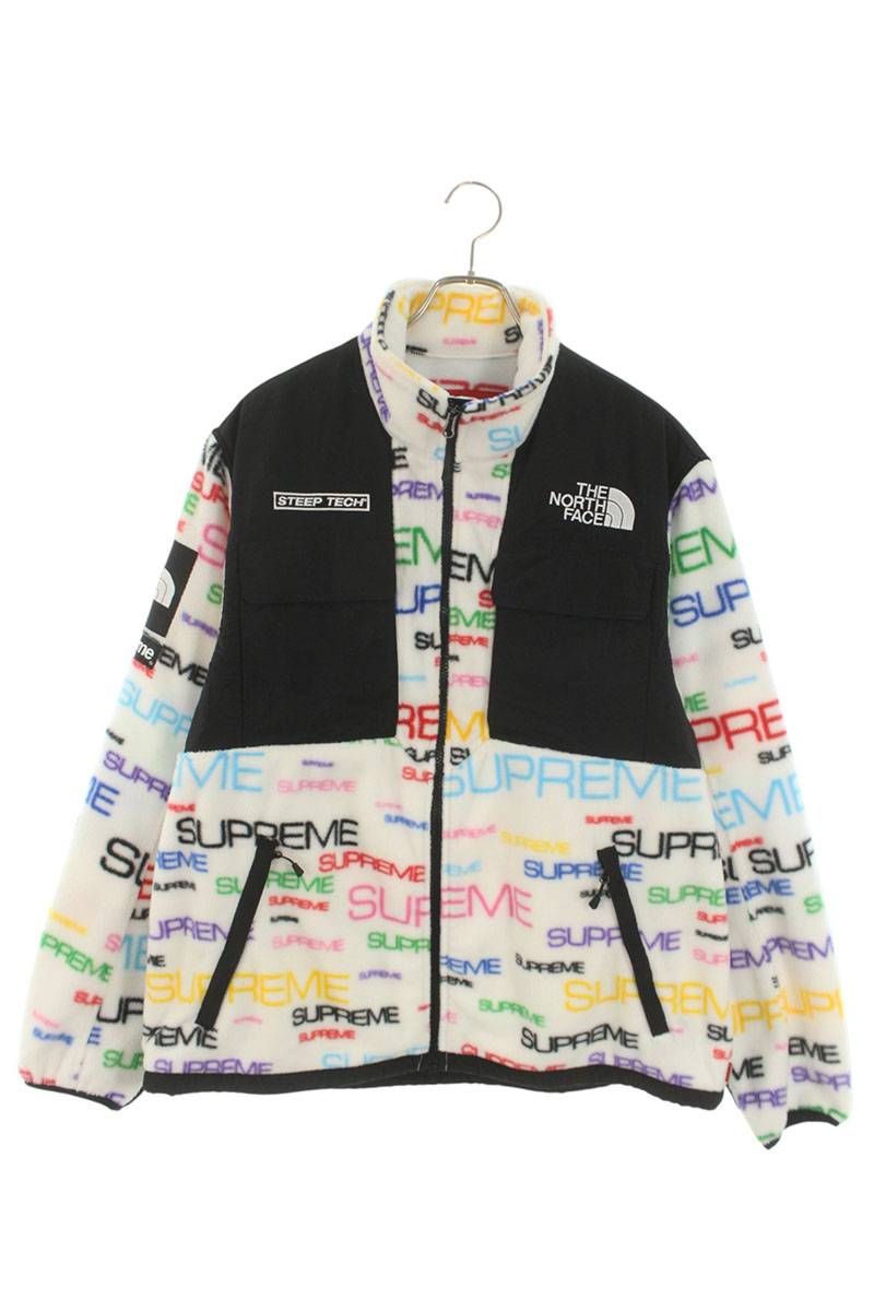 Supreme x The North Face 21AW Steep Tech Fleece Jacket Blouson White Size L