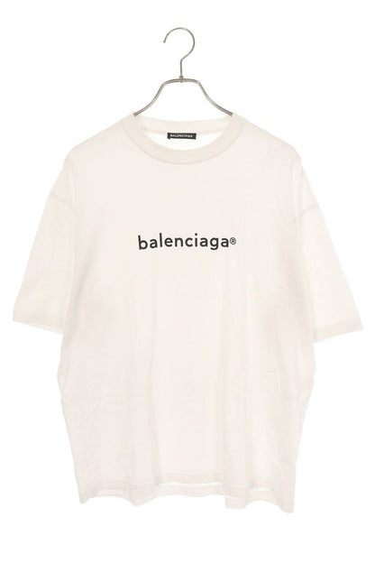 Balenciaga Logo T-Shirt White Size XS